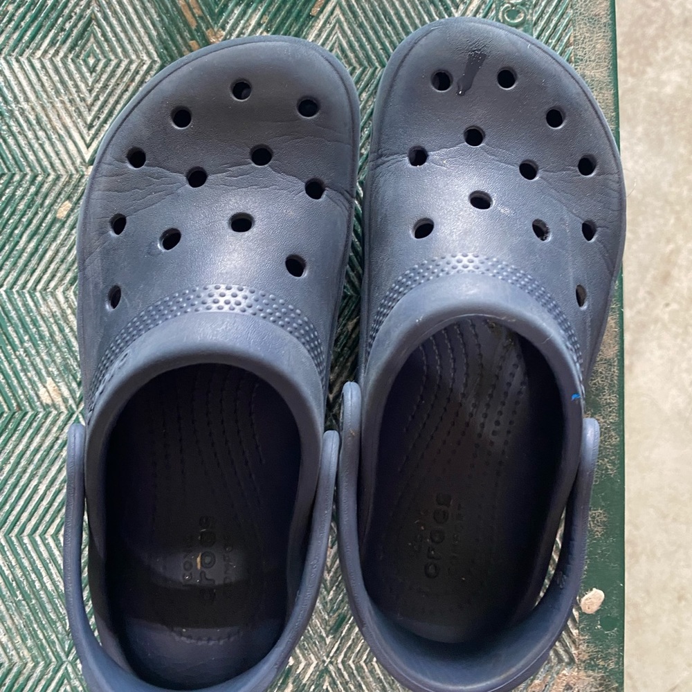 Crocs navy blue children 12/13